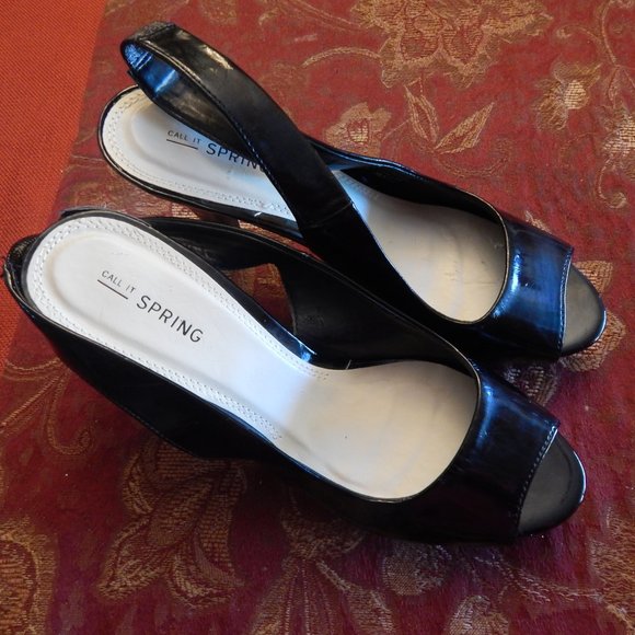 Call It Spring SIZE 8 BLACK - Picture 4 of 7